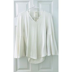 Ann Taylor Loft Bell-Sleeve Sweater